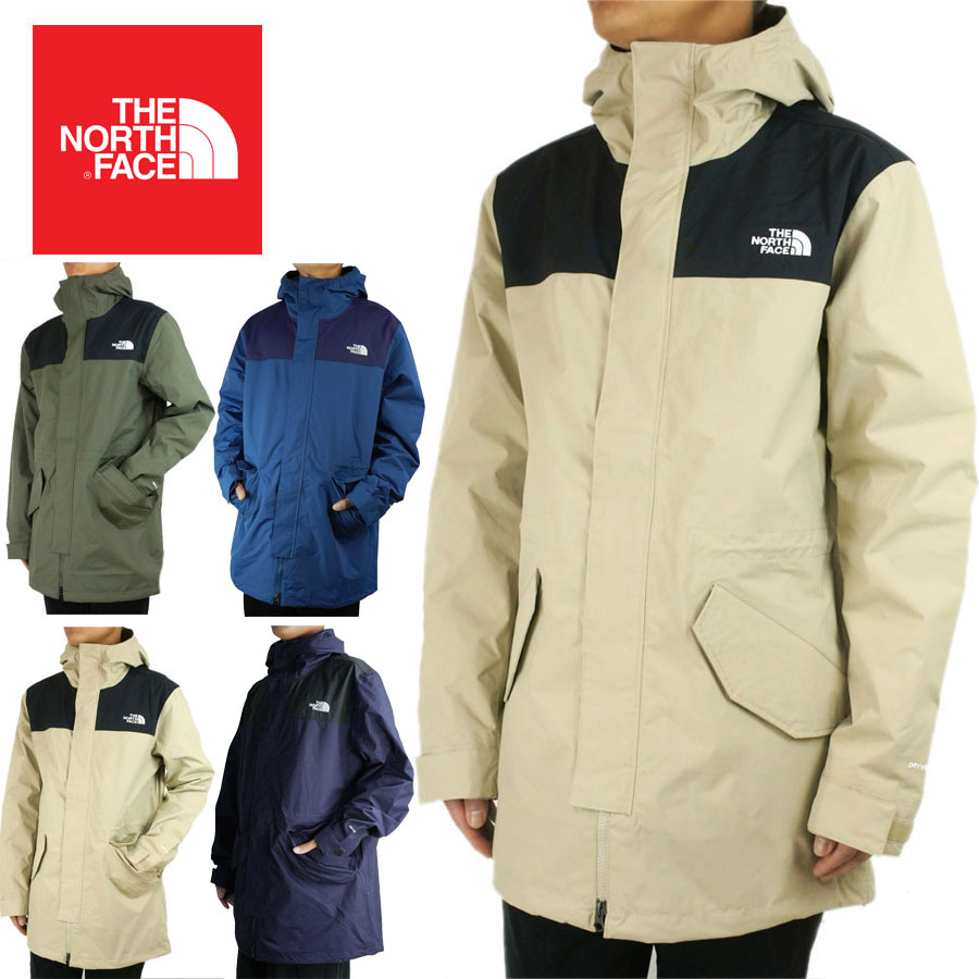 ノースフェイスUSA企画 日本未発売THE NORTH FACE メンズ パーカーM CITY BREEZE RAIN PARKAシティーブリーズレインパーカーツイルベージュ ニュートープグリーン ネイビー ブルー青 紺 黒 アウター コート 迷彩