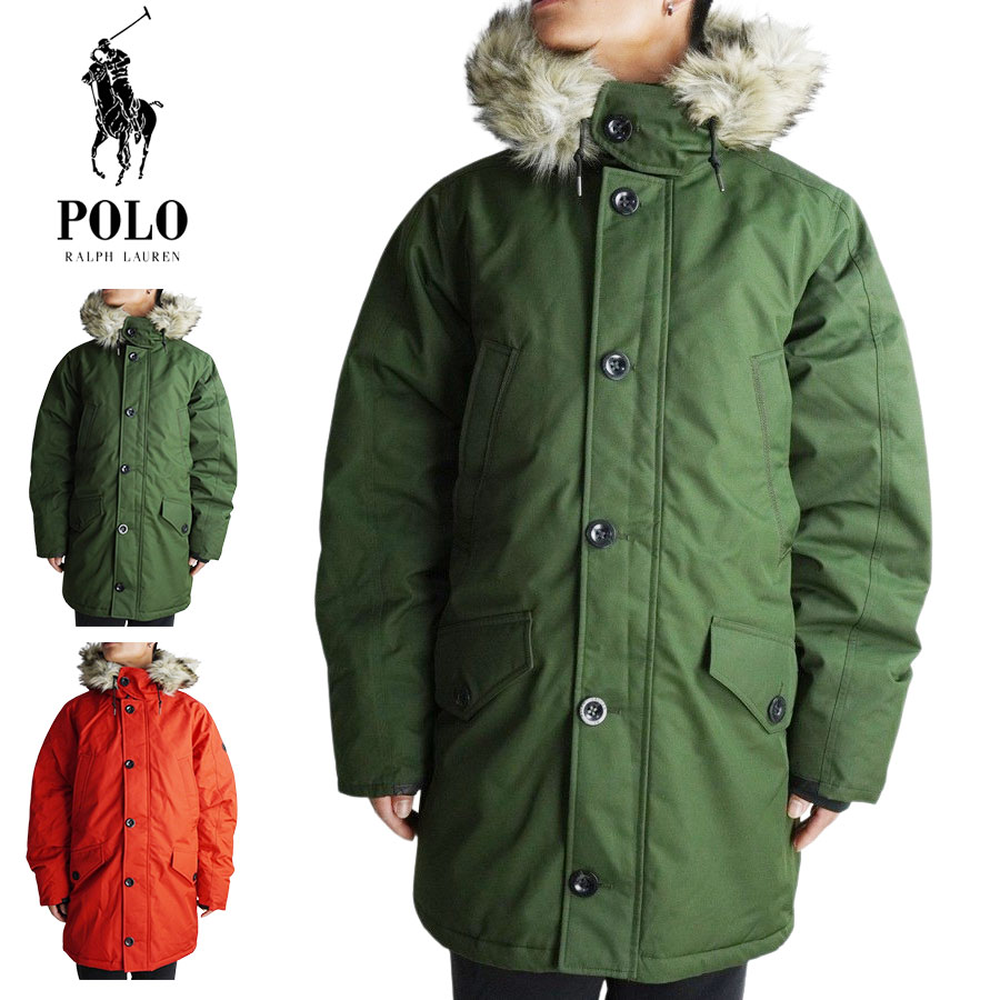 ラルフローレン POLO RALPH LAURENポロ ラルフローレンミリタリージャケット N3BエヌスリービージャケットRED(レッド)OLIVE(オリーブ)メンズ アウター 赤 カーキ ロング ファー