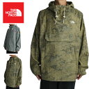 ノースフェイスTHE NORTH FACEメンズ ジャケットM PRINTED CLASS V FANORAKメンズ プリントクラスVファノラック02D MILITARY OLIVE CLOUD CAMO(カモフラージュ)V38 AGAVE GREEN(アガベグリーン)ナイロン マウンパ ライトアウター 迷彩 緑 カ