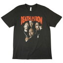 【クリックポスト対応可】メンズ TシャツDEATH ROW RECORDS PHOTO TEEデス ロウ レコーズ フォト Tシャツ ラップTBLACK(ブラック)アーティスト 歌手 プリント ミュージック ロゴ USA HIPHOP LA RAP MUSIC ラップ