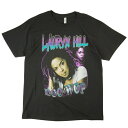 【クリックポスト対応可】メンズ TシャツLAURYN HILL DOO-WOP TEEローリン ヒル ドゥーワップ TシャツBLACK(ブラック)アーティスト 歌手 プリント ミュージック イラスト ロゴ USA POP MUSIC カルチャー