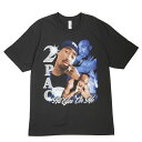 メンズ Tシャツ【クリックポスト対応可】2PAC ALL EYES ON ME TEE2パック プリントTシャツBLACK(ブラック)男女兼用 黒 半袖 TSHIRTS レジェンドラッパーHIPHOP ラップT ミュージックT