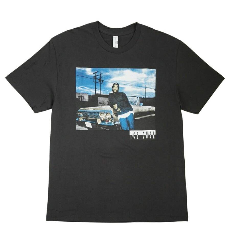 キューブ型フォトスタンド メンズ Tシャツ【クリックポスト対応可】ICE CUBE BOYZ N THE HOOD PHOTO TEEボーイズンザフッド アイスキューブ プリントTシャツBLACK(ブラック)男女兼用 黒 TSHIRTS ラッパーICE CUBE ラップT 映画T