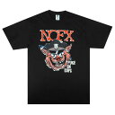 メンズ Tシャツ【クリックポスト対応可】NOFX PUKE ON GOPS TEEノーエフエックス バンドTシャツブラック 黒 豚 PIG キャラクター男女兼用 半袖 TSHIRTS アーティストロックT ミュージックT メタル パンク ハードコア レディース