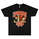 メンズ TシャツBACKWOODS CHEECH&CHONG’S TEEバックウッズ チーチ＆チョン Tシャツブラック 黒 キャラクター ドラマ 映画男女兼用 半袖 大麻 マリファナ スモーク アーティストガンジャ 麻 巻き煙草 ラップT