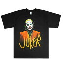 メンズ Tシャツ【クリックポスト対応可】JOKER TEEジョーカー Tシャツ 映画Tシャツ ホアキンフェニックスブラック 黒 DCコミック バットマン男女兼用 半袖 TSHIRTS アーティストホラーT ピエロ キャラクター サイコパス レディース