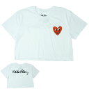 メンズ レディース Tシャツ【クリックポスト対応可】KEITH HARING HEART GRAPHIC CROP TEEキース へリング ハート グラフィック...