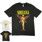 【クリックポスト対応可】メンズ TシャツNIRVANA IN UTERO TEEニルヴァーナ イン・ユーテロ TシャツBLACK(ブラック) WHITE(ホワイト)アーティスト 歌手 プリント ミュージック イラスト ロゴ USA アルバム ROCK MUSIC