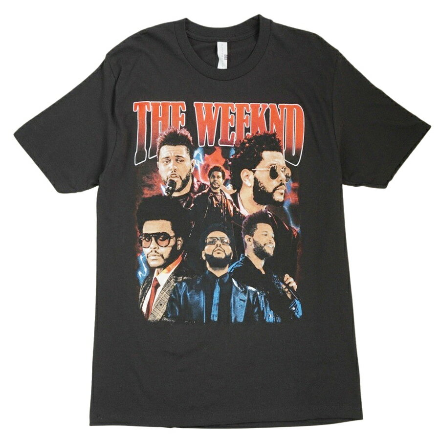 メンズ Tシャツ【クリックポスト対応可】THE WEEKND TEEザ ウィークエンド プリントTシャツBLACK(ブラック)男女兼用 黒 半袖 TSHIRTS アーティストラップT ミュージックT