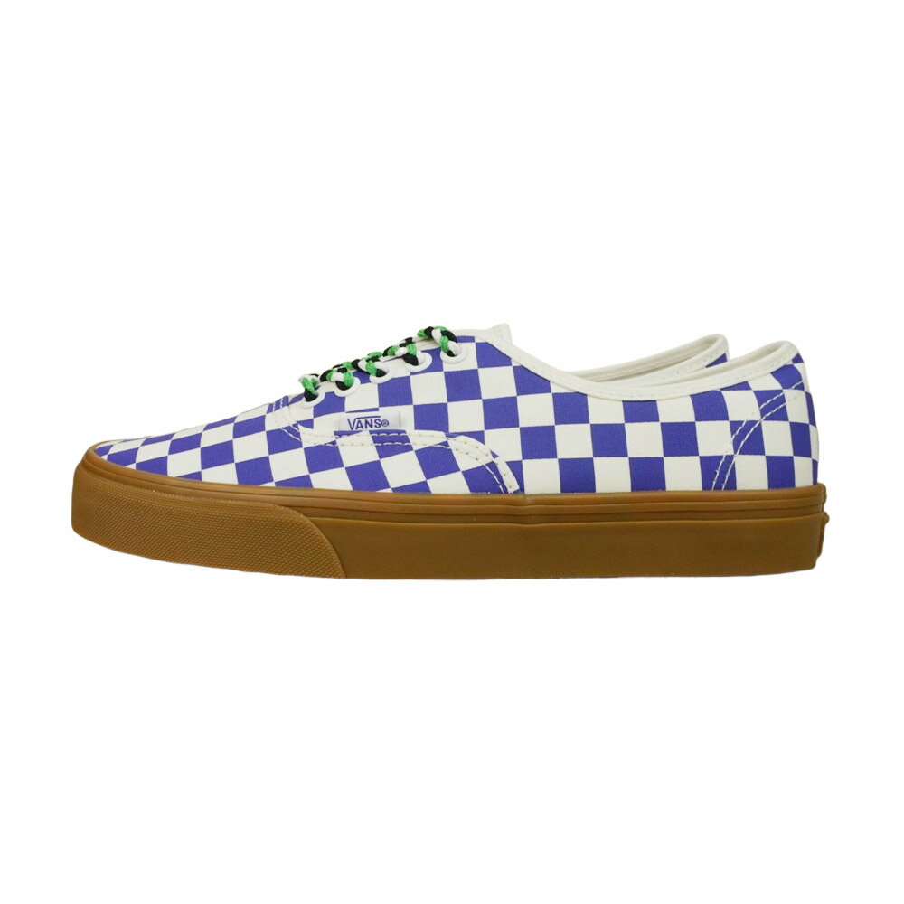 バンズ VANS ヴァンズAUTHENTIC オーセンティックCHECKERBOARD MOON ROCK BLUE/WHI...