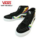 oY VANS @YyzSK8-HI REISSUE XP[^[nC CV[(REFRACT)BLK/TR WHT/MULTI(tNg)ubN/gD[zCg/}`Y fB[X Xj[J[ C XP{[ sk8Xg[g nCJbg  Jt