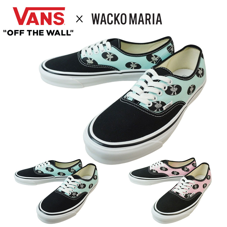 バンズ ヴァンズ ボルトVANS VAULTUA OG AUTHENTIC LXオリジナル オーセンティック ラグジュアリー(WACKO MARIA)PINK/RECORDS(ワコマリア)ピンク/レコーズ(WACKO MARIA)BABYBLRECORDS(ワコマリア)ベイビーブルーレコーズコラボ 舐達麻