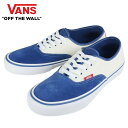 バンズ VANS ヴァンズスニーカーAUTHENTIC PROオーセンティック プロSTV NAVY/CLASSIC WHITE(ネイビー/ホワイト)メンズ シューズ スニーカー 紺 白 赤