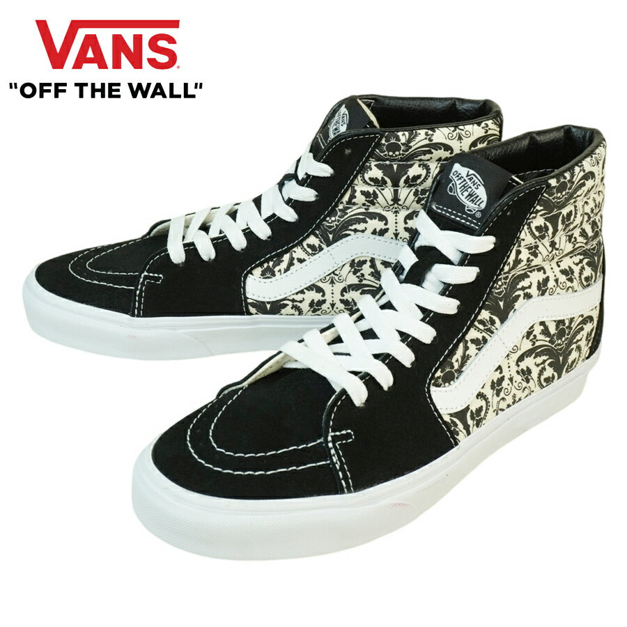 バンズ VANS ヴァンズ【箱無し】SK8-HI スケートハイ スケーターハイSKULL TAPESTRY BLACK/BONE スカル..