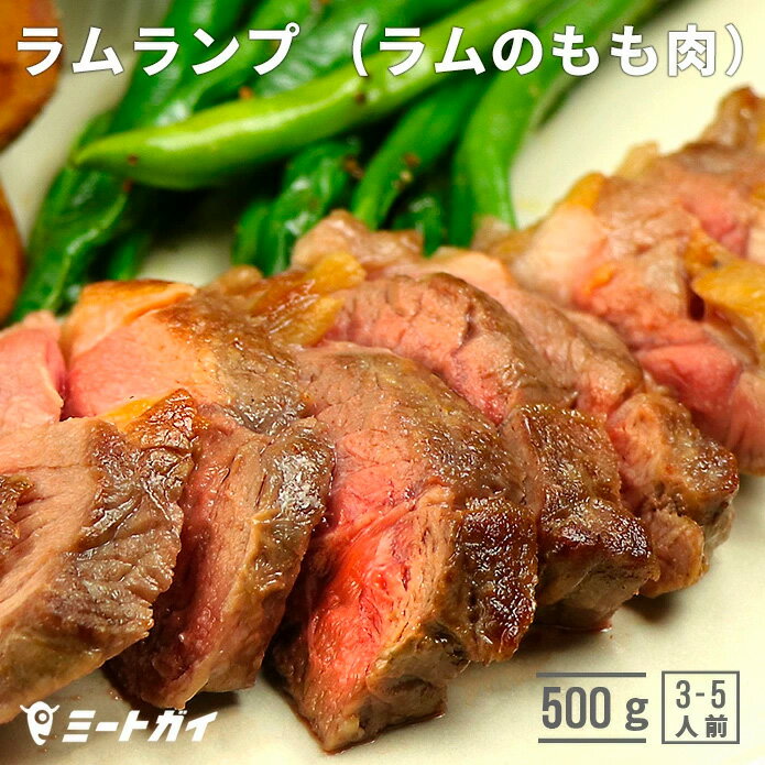 ラムランプ (ラムのもも肉) ニュージーランド産 羊肉 500g (250gx2pc) ラム肉 塊肉 ランプブロック ジンギスカン ステーキ ロースト ラムステーキ 煮込み _L003