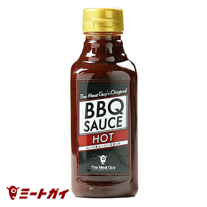 ミートガイ オリジナル BBQソース【ホット】Sサイズ 370g　バーベキューソース/ステーキソース/焼肉のたれ≪雑誌掲載商品≫ -SP119