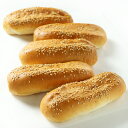 ホットドッグ用パン (5本入り) 冷凍パン 冷凍バンズ ホットドッグロール お家で手作りホットドッグ♪ -PI011a