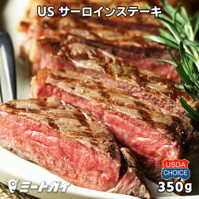 USDAチョイス サーロインステーキ 350g ステーキ肉 アメリカンビーフ/USビーフ 分厚いカット BBQ/バーベキューにおすすめ -USB120