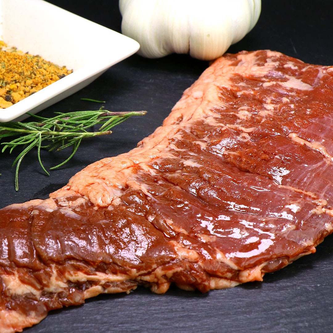 ミートガイの牛ハラミ ステーキ 200g (牛ハラミの塊肉) バーベキュー 肉 ハラミ BBQ 焼肉 希少部位！おうちで簡単ステーキ 塊肉 希少部位 がっつり肉- B200｜アングル3