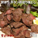 アメリカ産 訳あり ステーキ肉 牛タン切り落とし 焼肉 BBQなどに 250g 牛肉 赤身_USB128B