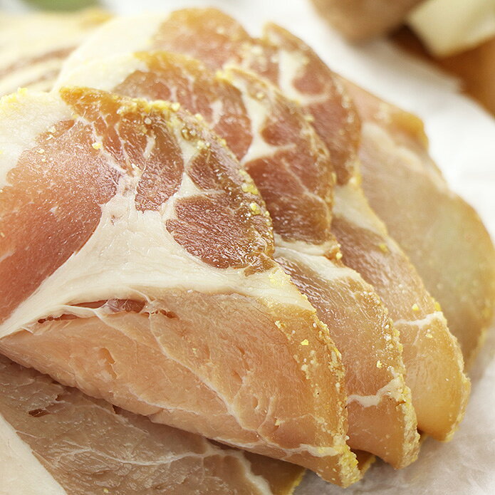 バックベーコンスライス【未加熱】 塩漬け豚肉　Back Bacon -H003a themeatguy-10005379 ミートガイ サンプル画像2