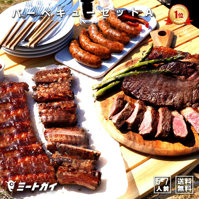 バーベキューセットA 合計約2.5kg！！究極のバーベキュー肉（洋風焼肉セット・BBQセット）自宅で楽しめる！≪雑誌掲載商品・テレビ紹介お取り寄せグルメ≫お得さ福袋級！-SET100