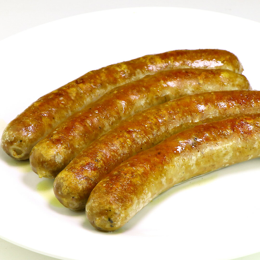 ミートガイ 手作り生ビーフソーセージ（爽やかレモン) 4本 BBQ　ブレックファースト 朝食 レモン 牛肉 ソーセージ ボリューム満点- s470のサムネイル