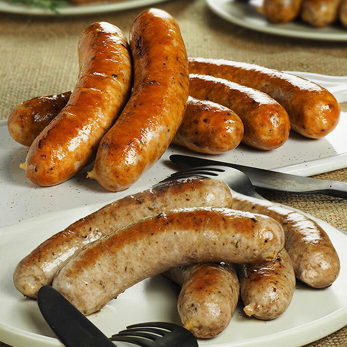 BIG HIT! ソーセージコンビ (2種類のソーセージセット) 手作り生ソーセージ 大10本 ソーセージ BBQ バーベキュー -SET902