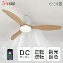 【マラソン期間中先着1,000円OFF+P10倍★5年保証】 シーリングファン シーリングファンライト led 調光調色 おしゃれ 北欧 リモコン付き照明 dc...