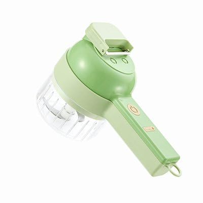 電動小型 スライサー 野菜カッター みじん切り 玉葱 微塵切り 機械 スライサー 電動 クレバースライサー 野菜カッター 電動 スライサー 野菜 4 in 1 多機能 電動野菜スライサー 電気式野菜用スライサー フードプロセッサー 小型 多機能切り器皮むのサムネイル