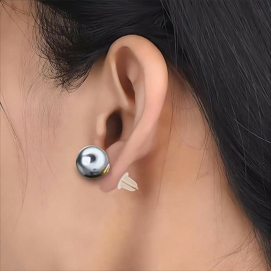 安カワアクセサリーMuse本店のシリコン ピアス キャッチ 10ペア 20個セット 金属アレルギー 対応 ジュエリー アクセサリー シリコンキャッチ ピアスキャッチ キャッチャー パーツ ポスト ピアスポスト ポスト金具 留め具 樹脂 アクセサリーパーツ アクセサリー パーツ ハンドメイド 手芸 手作り 送料無料｜アングル2