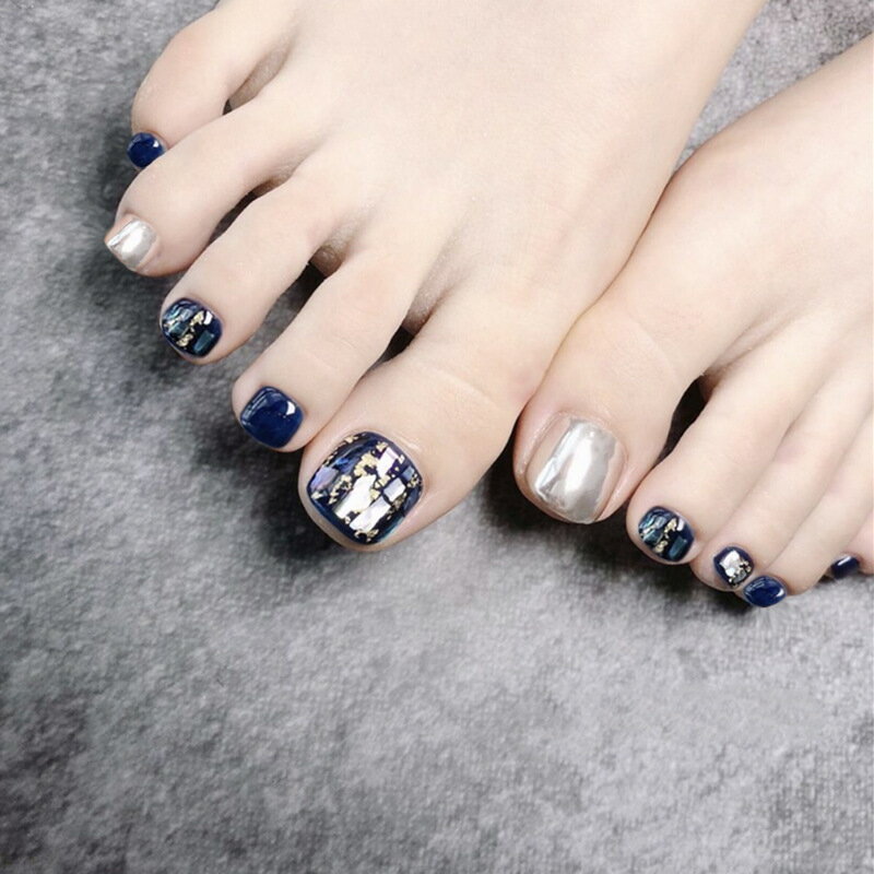 送料無料　足用　デザインネイルチップ つけ爪 お得な24枚SET セット　ネイルアート　デコネイル 成人式　結婚式　披露宴　ネイルチップ　ネイルパーツ j-200621-J-146