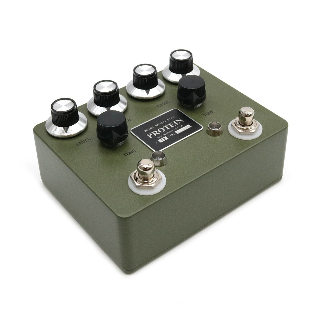 Browne Amplification PROTEIN DUAL OVERDRIVE V3 Green オーバードライブ 歪みエフェクター コンパクトエフェクター ブラウンアンプ