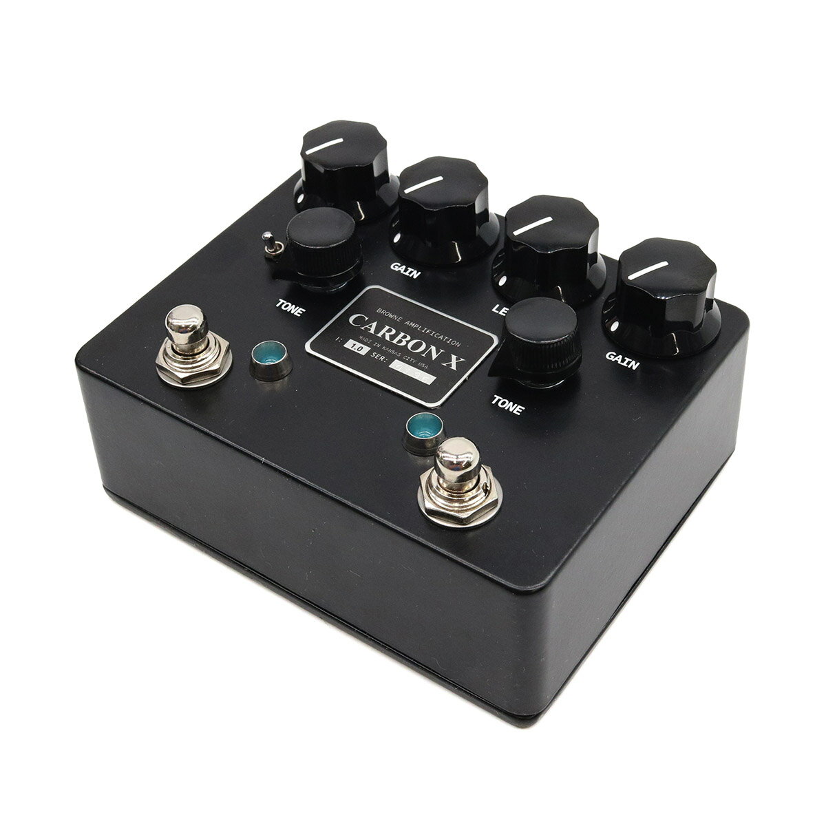 Browne Amplification Carbon X Pedal デュアルオーバードライブ 3