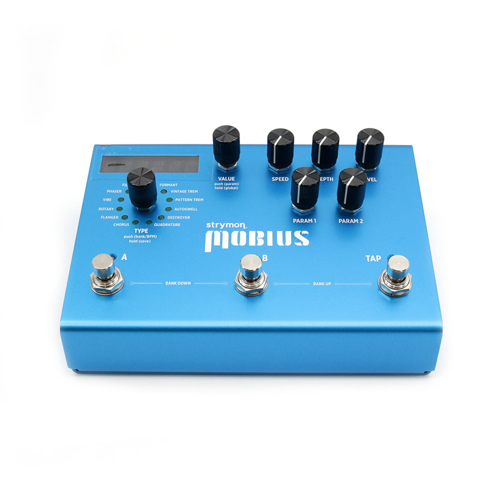 strymon MOBIUS モジュレーション マルチエフェクター コーラス フランジャー トレモロ フェイザー モジュレーション ストライモン