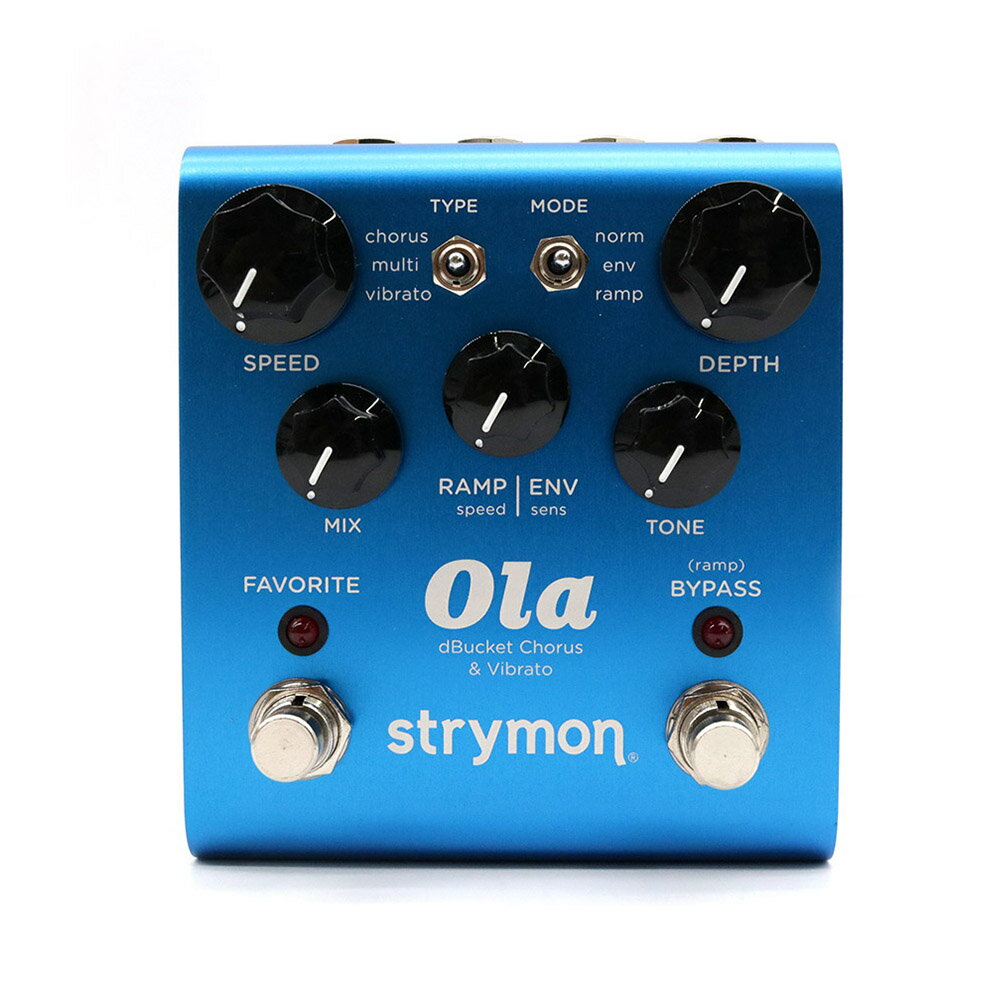 【送料無料】strymon Ola Chorus コーラス 揺れ物 モジュレーション コンパクトエフェクター ストライモン