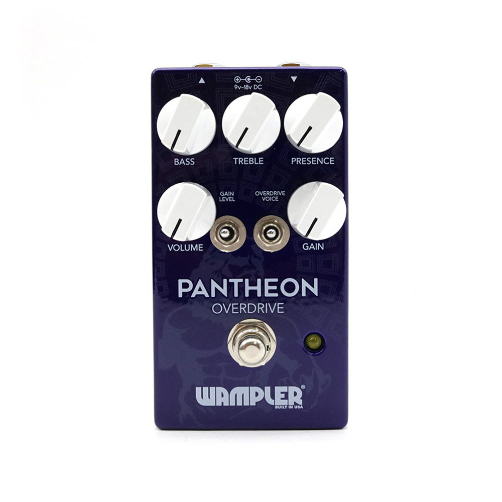 Wampler Pedals Pantheon Overdrive オーバードライブ 歪みエフェクター コンパクトエフェクター ワンプラー