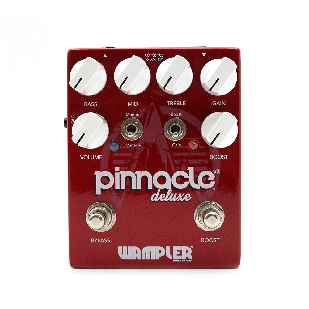 Wampler Pedals Pinnacle Deluxe V2 オーバードライブ / ディストーション 歪みエフェクター コンパクトエフェクター ワンプラー