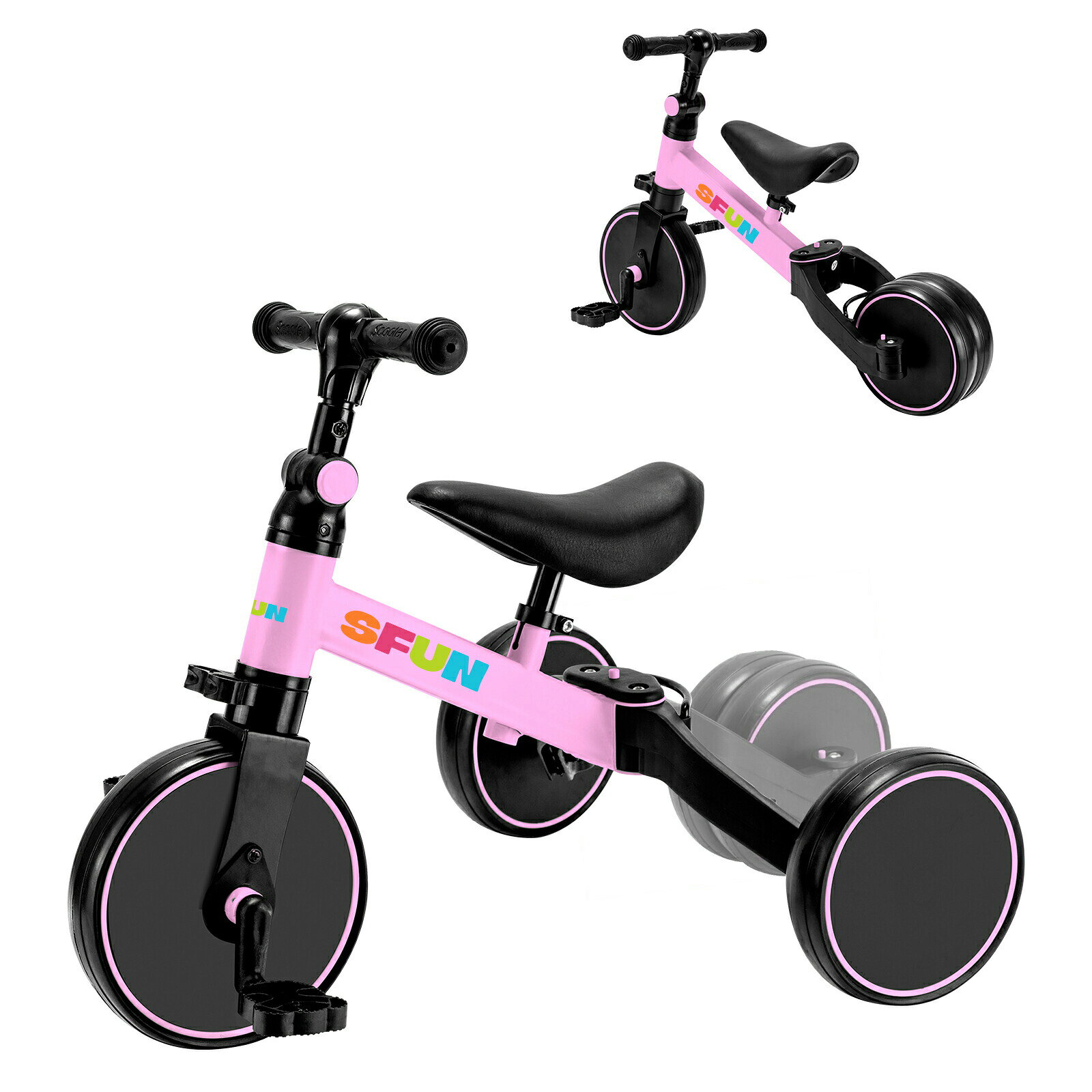 楽天市場】自転車 子供用（カラーピンク）（乗用玩具・三輪車