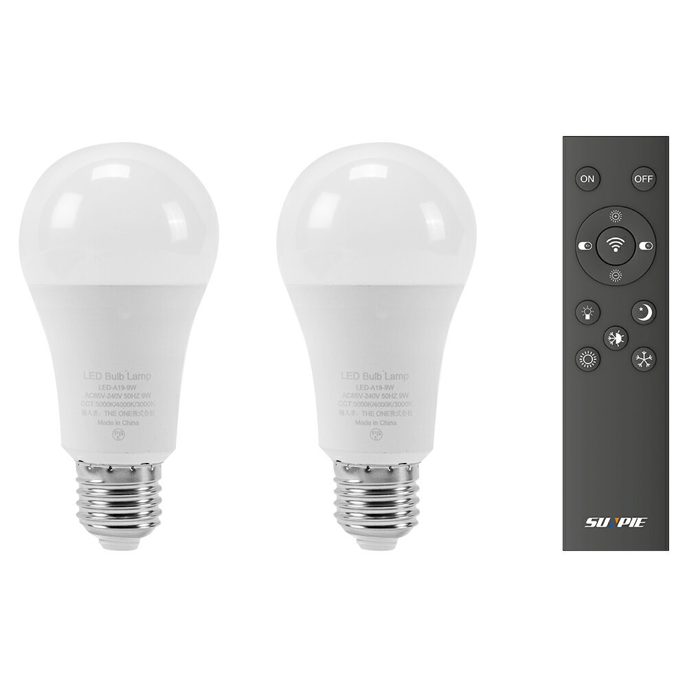 Rakuten - 【6月20日20時〜ポイント5倍＆最大2000円クーポン 】E26 電球 LED 調光調色 2個セット リモコン付き