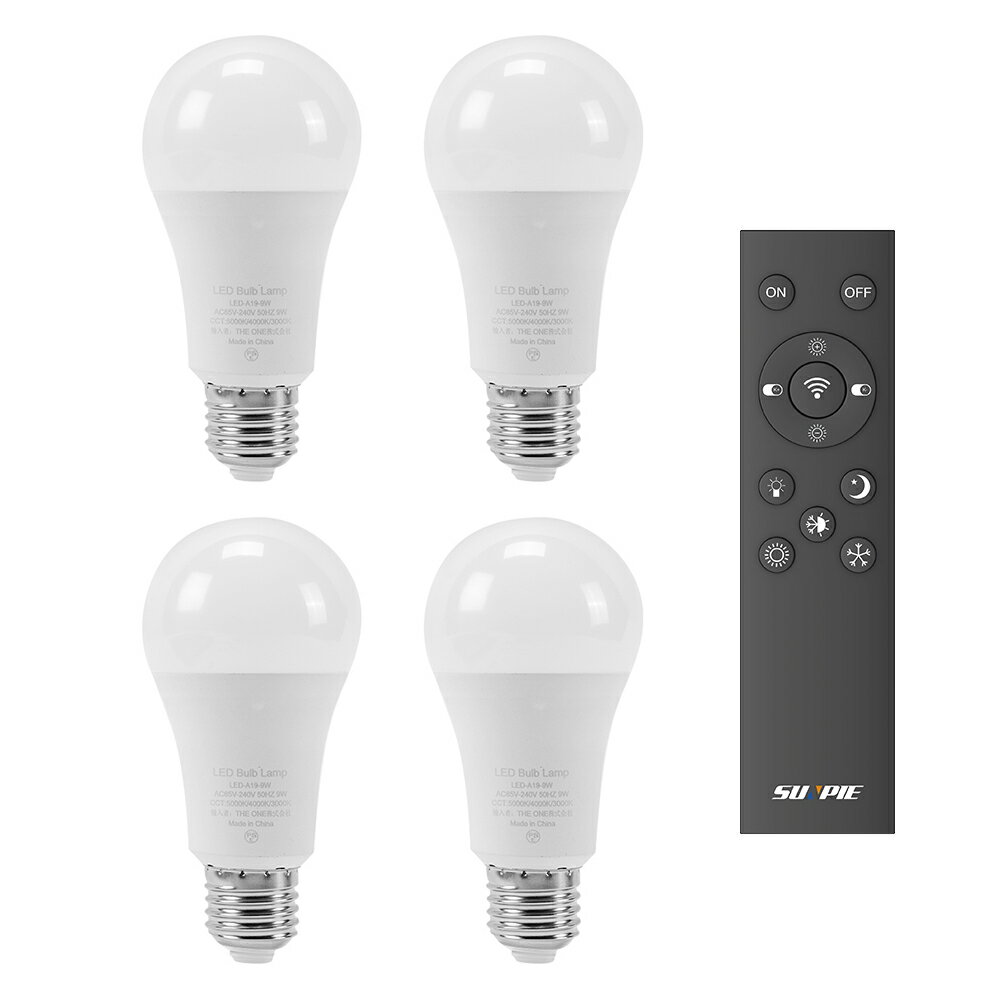 Rakuten - 【6月20日20時〜ポイント5倍＆最大2000円クーポン 】E26 電球 LED 調光調色 4個セット リモコン付き
