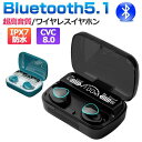【激安販売中】ワイヤレスイヤホン iPhone13 通話対応 Bluetooth5.1 左右分離型 コンパクト 高音質 重低音 防水 スポーツ iPhone A...