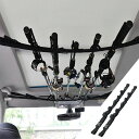 【新発売記念価格!】ロッドキャリー ロッドホルダー 車 車用品 【最大5本まで収納可能】 ナイロン ロッドホルダー 釣り竿収納 釣り道具 ロッドキャリー ロッド...