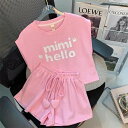 【新発売記念価格!】セットアップ キッズ 夏服 ベビー服 tシャツ ハーフパンツ 子供服 女の子 男の子 おしゃれ 可愛い 子ども服 ジャージ 上下セット スポ...