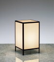 フロアスタンド 和室・和風 ※電球別売 ホワイト レザー仕上(黒) 和紙入プラスチックシート(無地) コード・中間スイッチ付
