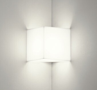 ブラケットライト コーナー取付用 洋風 屋内用 電球色(2700K) ※工事必要壁付け 廊下 階段 トイレ シンプル