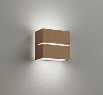 ブラケットライト 北欧 洋風 屋内用 昼白色(5000K) ※工事必要壁付け 廊下 階段 トイレ シンプル ブラウン ウォールナット スクエア