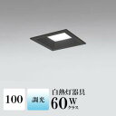 ダウンライト 開口100φ 昼白色(5000K) 白熱灯60W相当 ブラック 調光可 ※別売調光器対応 ※工事必要 SB型(高気密 断熱材対応型) 配光98° 拡散 アルミダイカスト