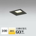 ダウンライト 開口100φ 電球色(2700K) 白熱灯60W相当 ブラック 調光可 ※別売調光器対応 ※工事必要 SB型(高気密 断熱材対応型) 配光98° 拡散 アルミダイカスト