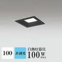 ダウンライト 開口100φ 昼白色(5000K) 白熱灯100W相当 ブラック ※工事必要 SB型(高気密 断熱材対応型) 配光98° 拡散 アルミダイカスト